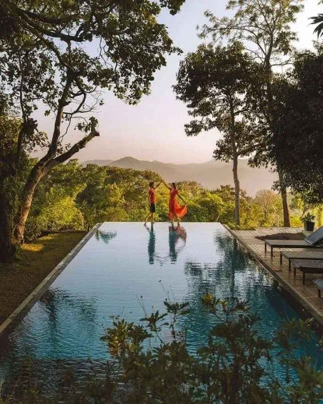Dance near pool